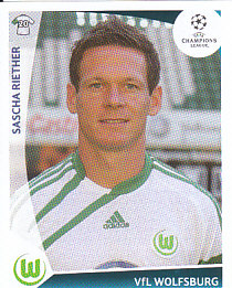 Sascha Riether VfL Wolfsburg samolepka UEFA Champions League 2009/10 #129